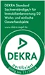 Siegel DEKRA zertifiziert