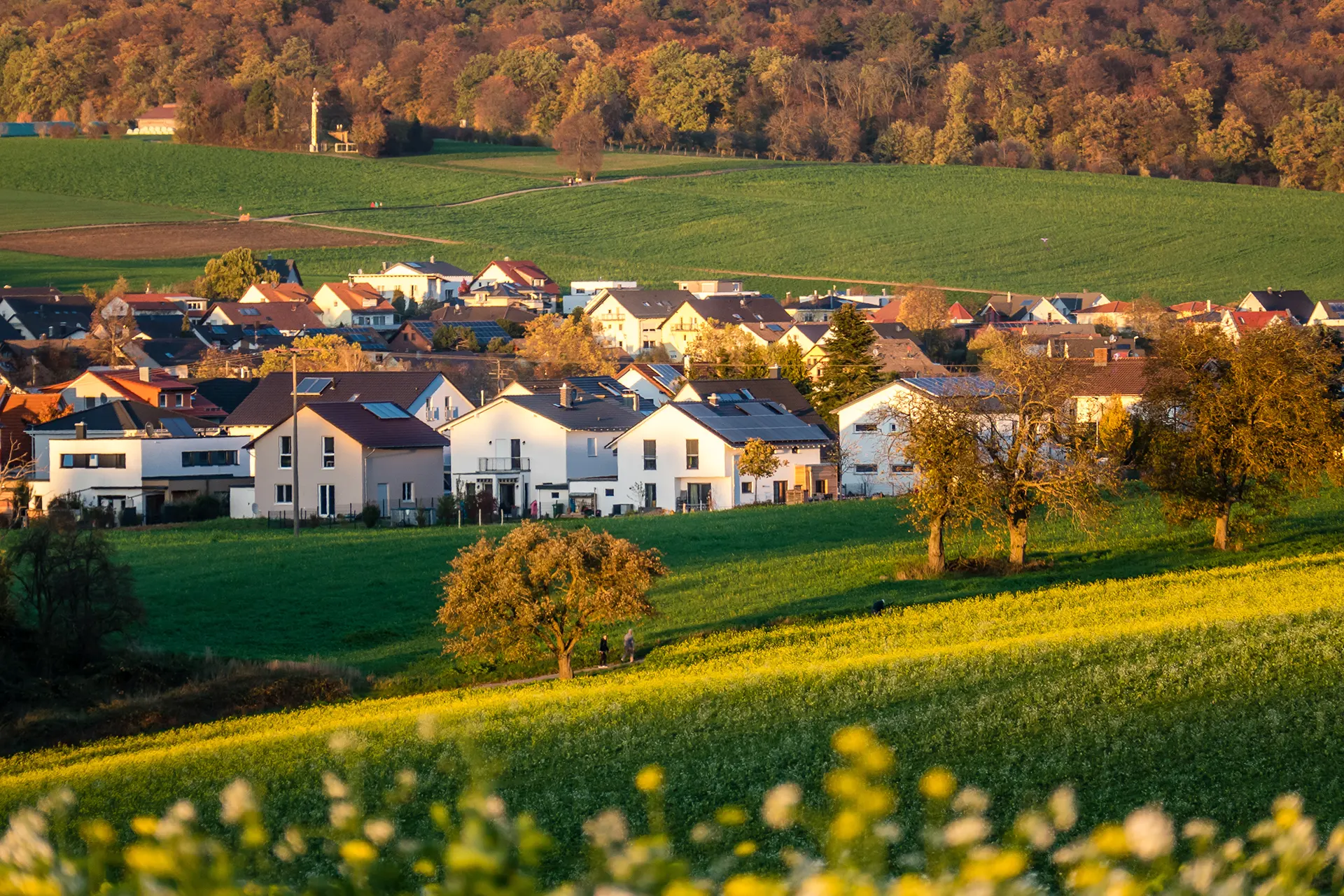 Beispielbild Wohnsiedlung in der Eifel