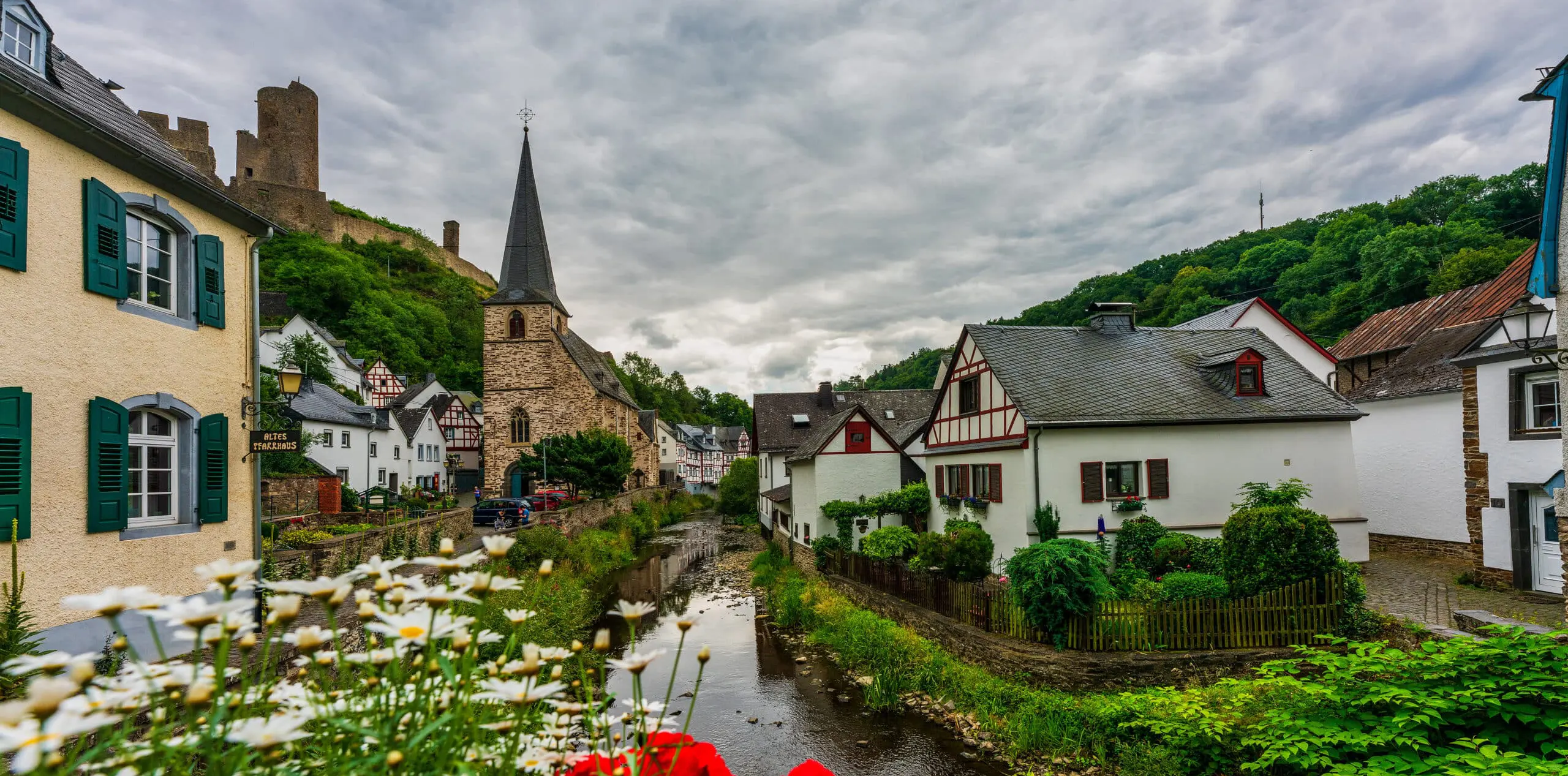 Ortskern von Monreal in der Vordereifel