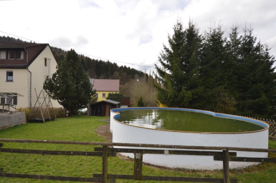 Garten Rückseite - Voormalig restaurantgebouw, hotel met 11 gastenkamers te koop, Hohenfels-Essingen (28)