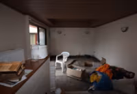 Raum hinter Garage