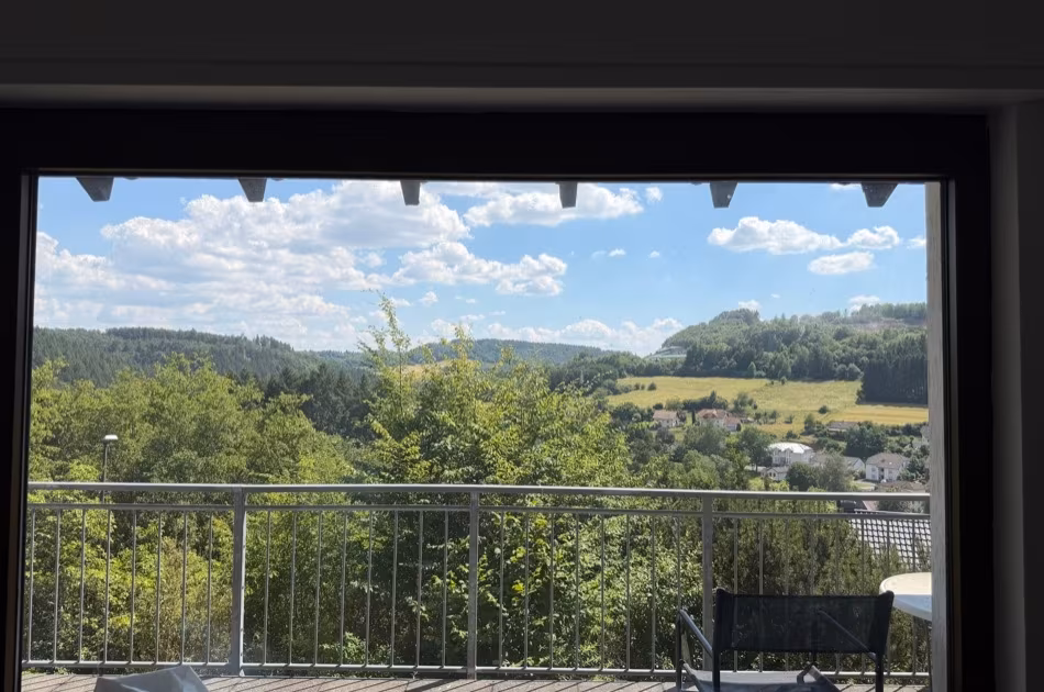 Balkon mit Aussicht