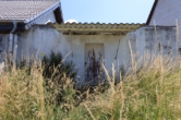 Garage Rückseite Garten
