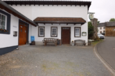 Eingang Imbiss - Beliebte Wandergastronomie mit Außenbereich am Eifelsteig und ehem. Bauernhaus, Mirbach (4)