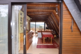 Eingang - Gezellig vakantiehuis in A-frame, met geweldig uitzicht, tuin, terras en patio in een rustig vakantiehuisgebied en weekendhuisgebied (geen vakantiepark), Kerschenbach (15)