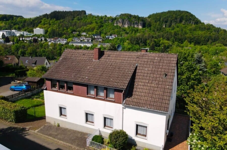 Einfamilienhaus Zentrumsnah mit schöner Aussicht auf die Gerolsteiner Dolomiten, Garten, Gerolstein (32) - Übersicht