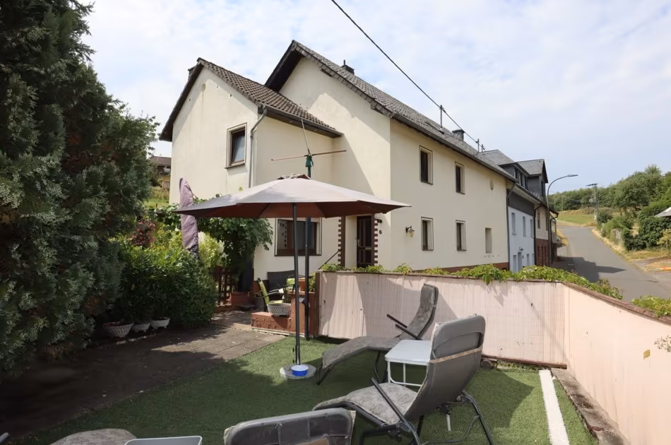 Giebelseite Terrasse