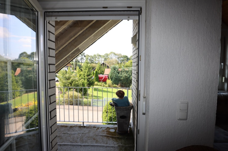 Balkon - Gepflegtes Einfamilienhaus mit weiterem Baugrundstück, Garage und Garten Schmidtheim (12)