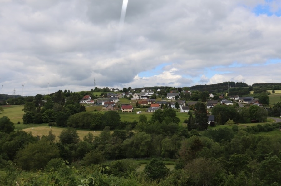 Aussicht - **VERKAUFT**Gemütliches Nurdach-Ferienhaus mit Garten, Terrasse und überdachtem Sitzplatz, Kerschenbach (12)