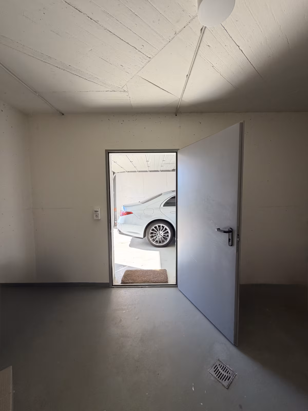 Zugang Garage vom Haus