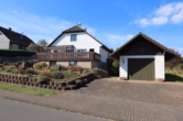 Straßenansicht - Schönes Einfamilienwohnhaus mit Garage und großem Garten, Lissendorf (51)