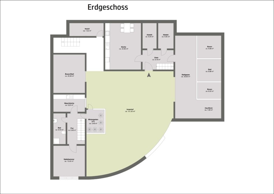 Ehemaliger Eifler Dreiseitenbauernhof mit 5 Pferdeboxen, Brenk - Brenk - Erdgeschoss.jpg