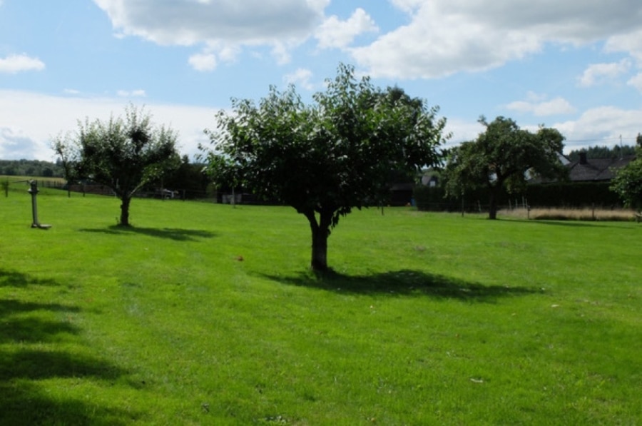 Garten - Mooie, grote, eengezinswoning met tuin, schuur met garage en dubbele garage, Üxheim-Leudersdorf (11)