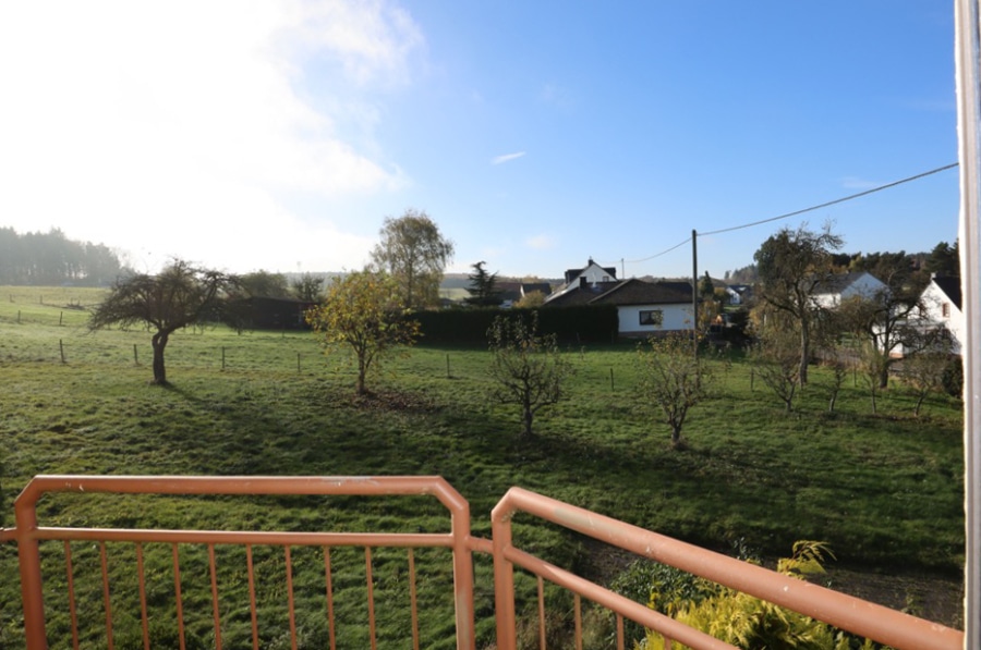 Balkon Aussicht - Mooie, grote, eengezinswoning met tuin, schuur met garage en dubbele garage, Üxheim-Leudersdorf (11)