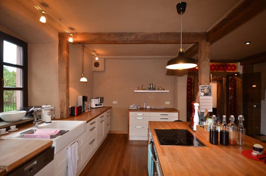 Aufwendig renoviertes historisches Landhaus, Niederehe (12) - Küche